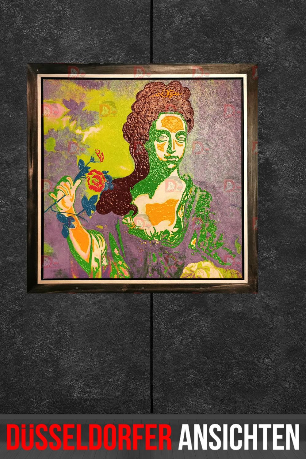 Mona Luisa, gerahmt