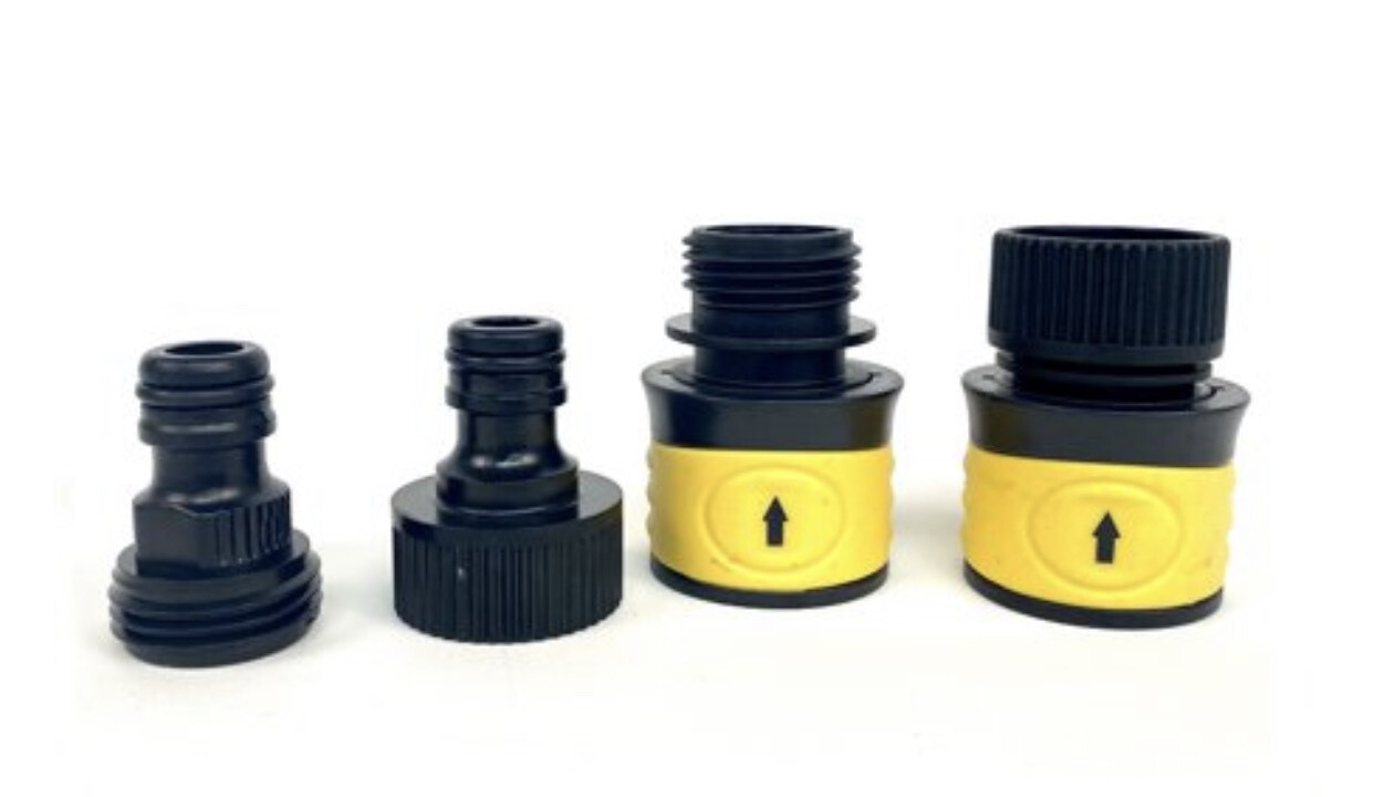 Expert Gardner Plastic 4 piece hose quick connect set
