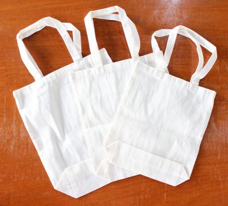 Canvas Tote with Base - Small (S)