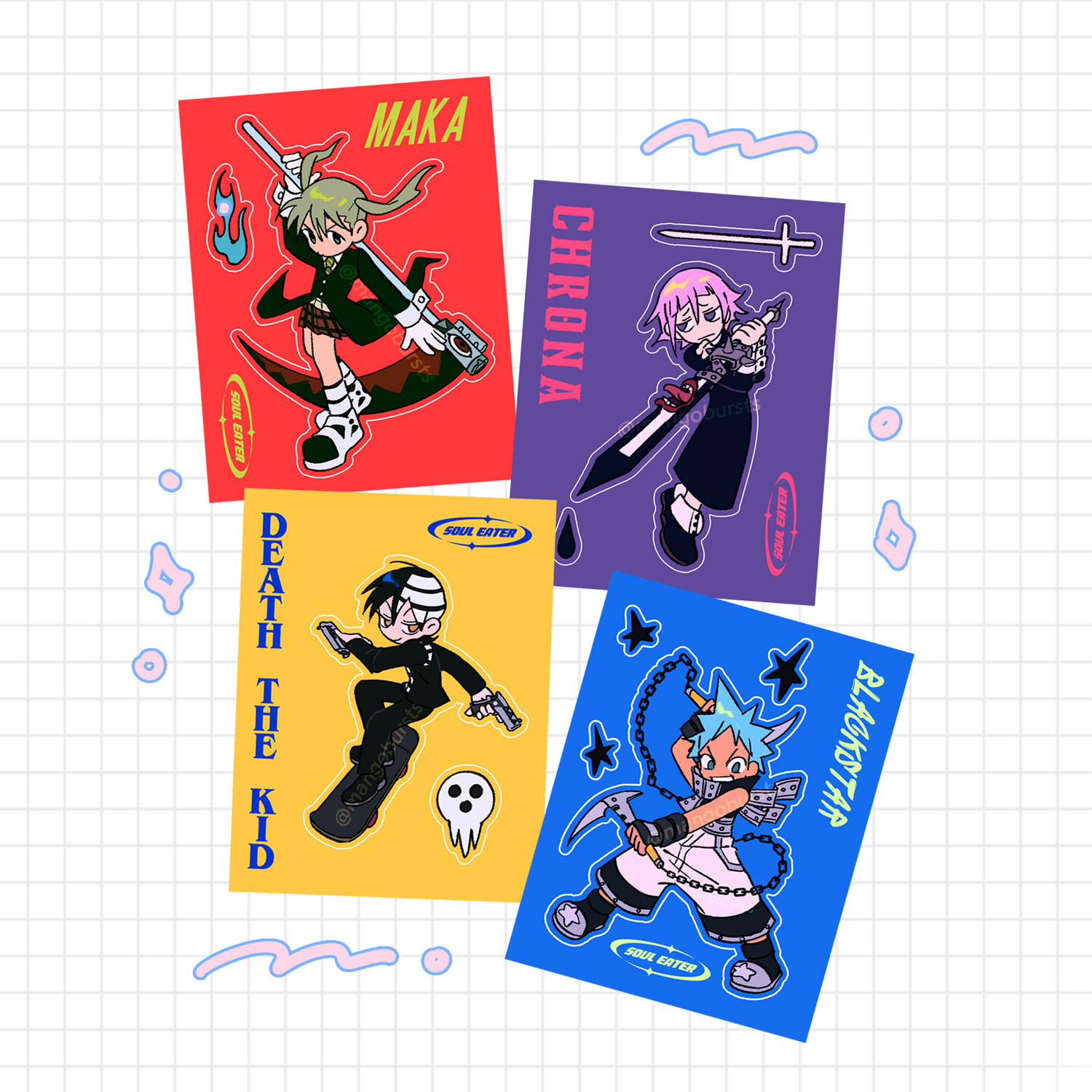 Soul Eater Stickers