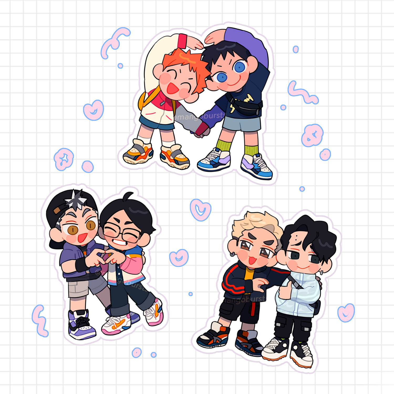 HQ Hearteu Stickers