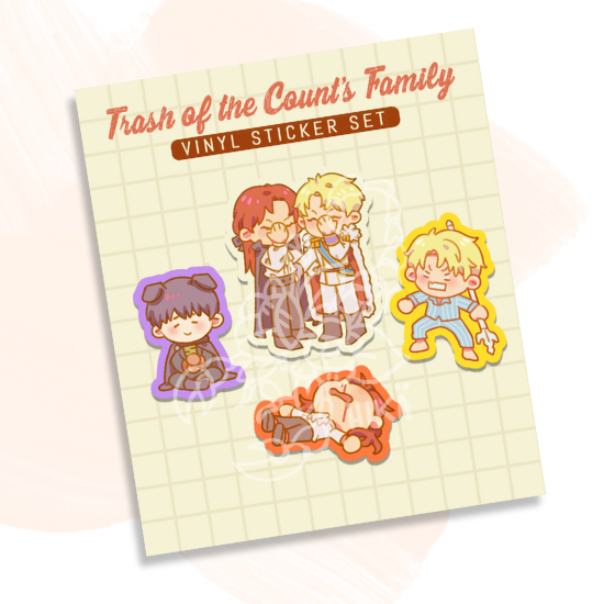 TCF Trio Sticker Set