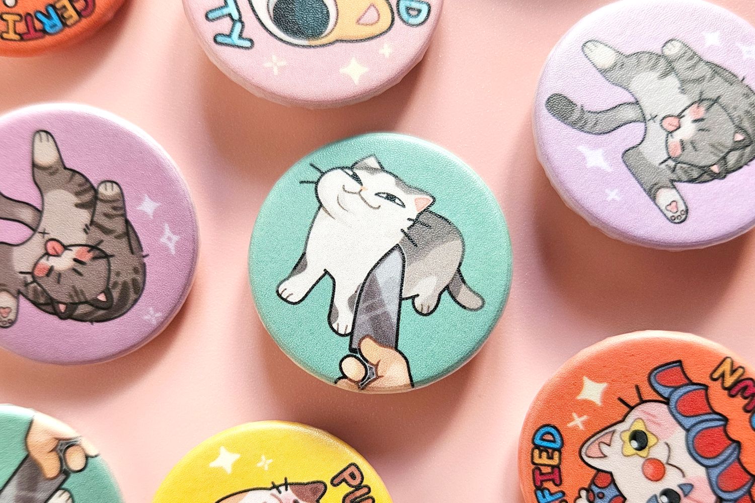1.25&quot; Round Button Pins
