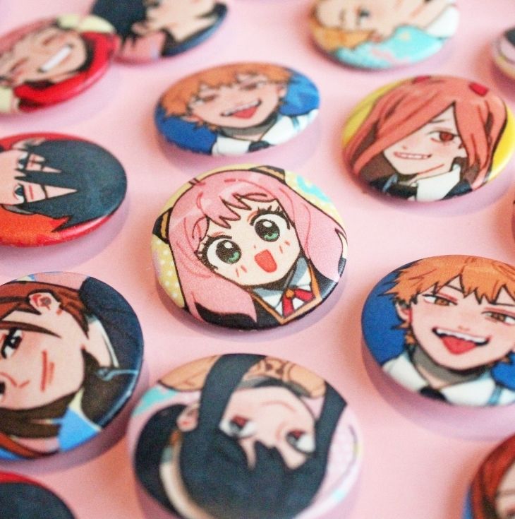 1.25" Round Button Pins