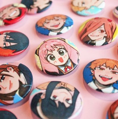 1.25" Round Button Pins