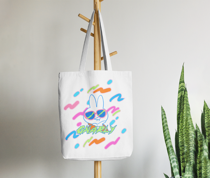 Canvas Tote with Base - Large (L)