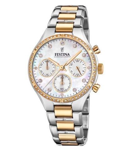 Festina F20402/1 Damenuhr BOYFRIEND Edelstahl Perlmutt