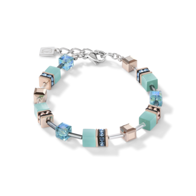 Coeur De Lion 4016/30-2000 GeoCUBE® Armband aqua