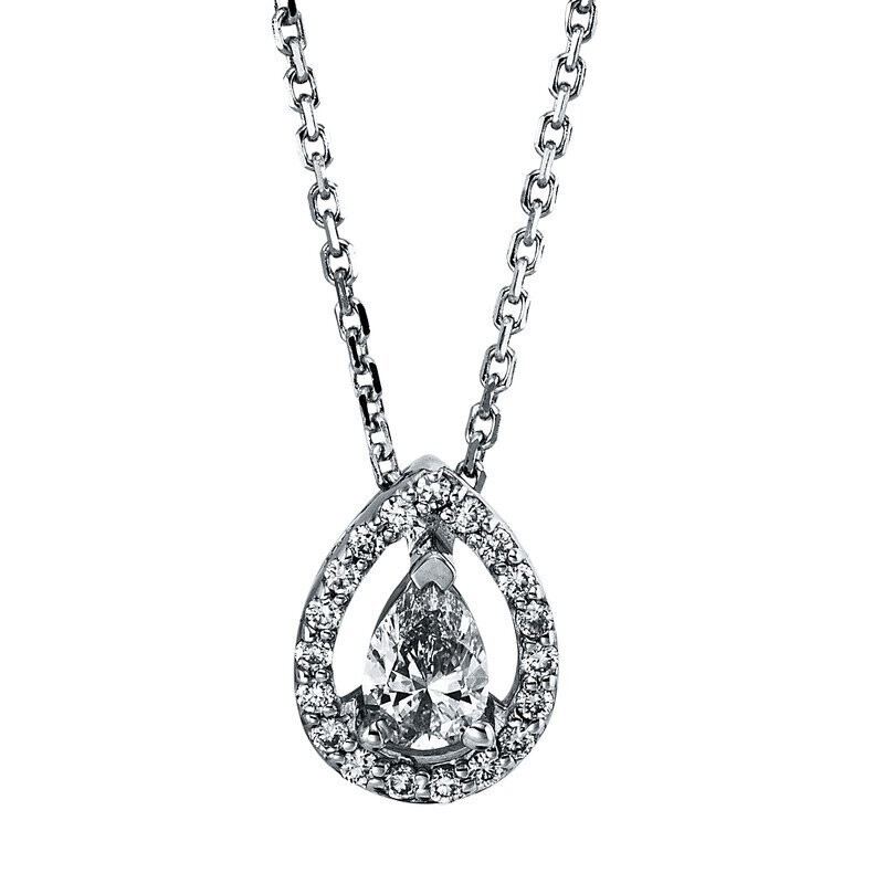 Collier 3er-Krappe 14 kt WG