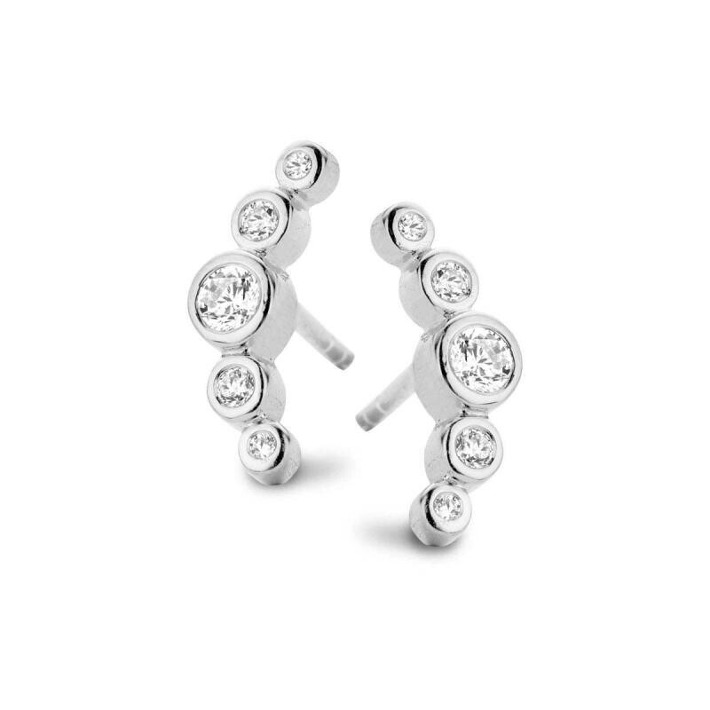 Temptation Ohrstecker 5 Fach Steine Silber 40601 Temptation Ohrstecker 5 Fach Steine Silber 40601