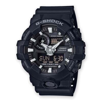 G-SHOCK GA-700-1BER Herren Uhr mit Digitalanzeige schwarz