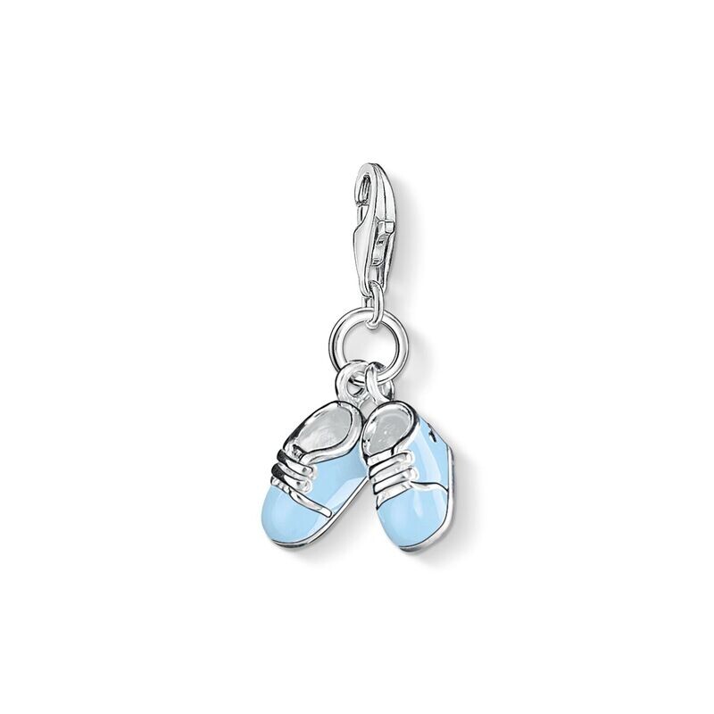 Thomas Sabo 0822-007-1 Charm-Anhänger Blaue Babyschuhe