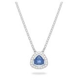 Swarovski Millenia Halskette 
Blau, Rhodiniert