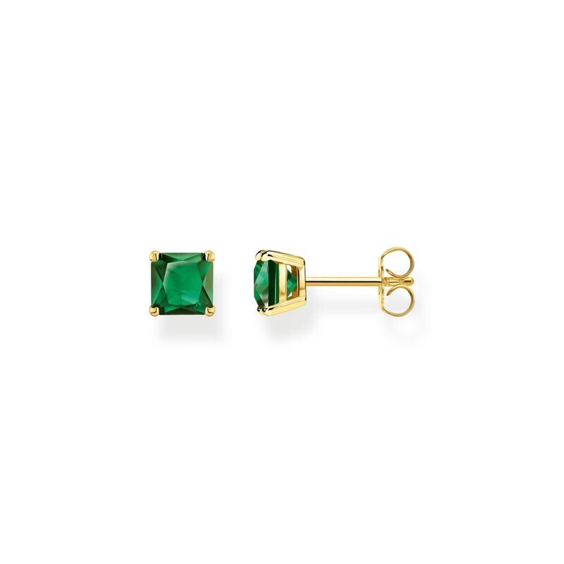 Thomas Sabo Ohrstecker Grüner Stein Gold Thomas Sabo Ohrstecker Grüner Stein Gold