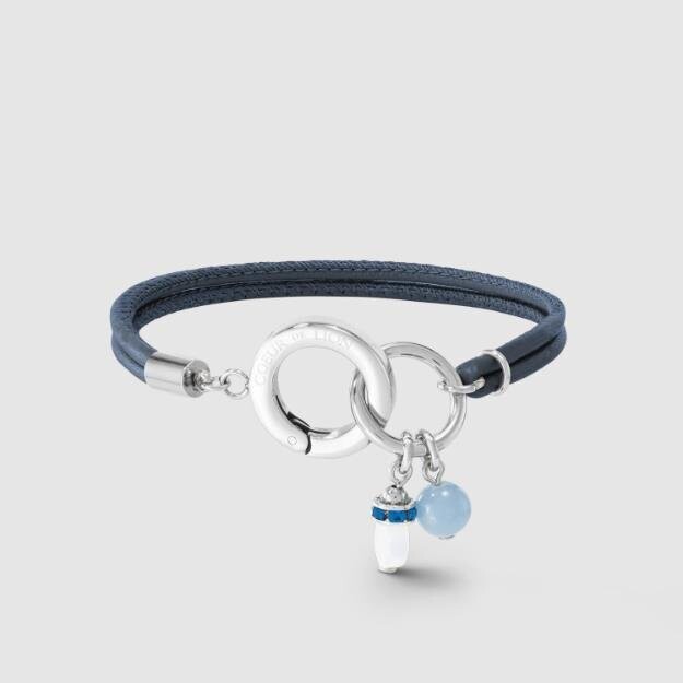 Coeur De Lion Boho Unity Armband Leder dunkelblau Coeur De Lion Boho Unity Armband Leder dunkelblau