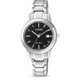 Citizen FE1081-59E Damen Eco-Drive silber schwarz