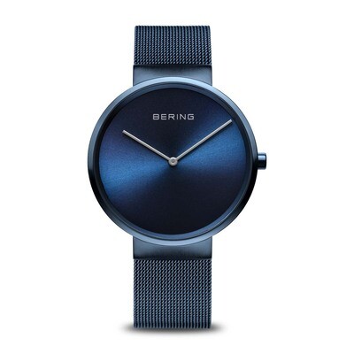 Bering Unisex-Uhr Classic | blau poliert/gebürstet