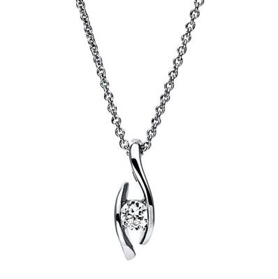 Timeless Collier 18 kt WG 0.2ct TW/SI1