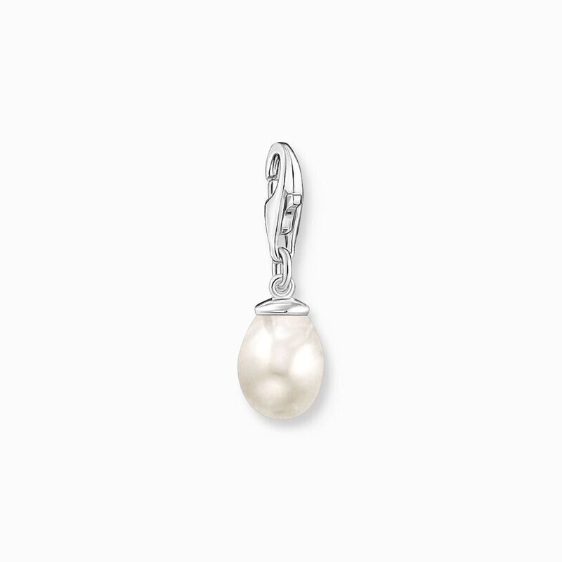 Thomas Sabo Charm-Anhänger weiße Perle Silber Thomas Sabo Charm-Anhänger weiße Perle Silber