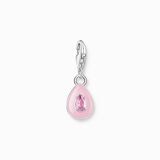 Thomas Sabo Charm-Anhänger pinker Tropfen Silber