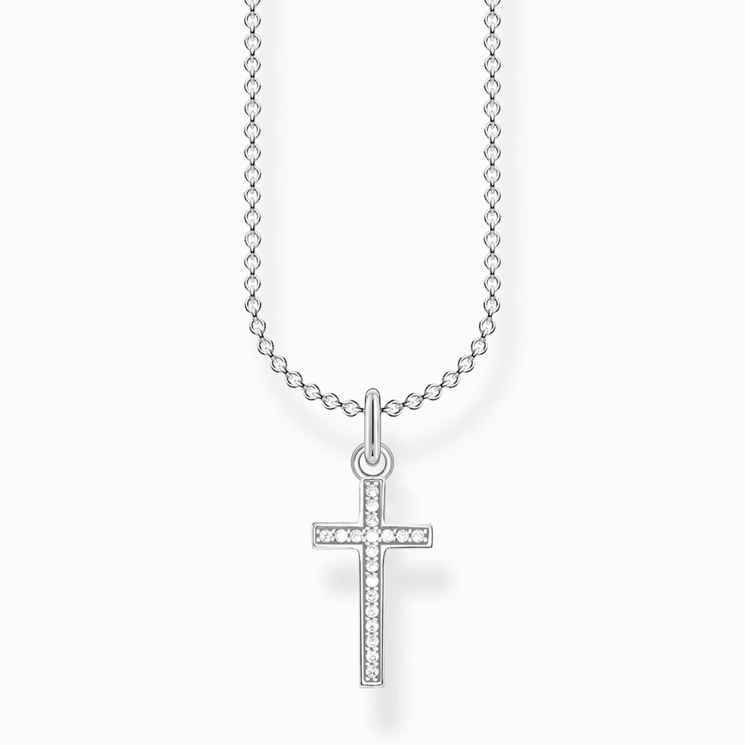 Thomas Sabo Kette Kreuz Pavé