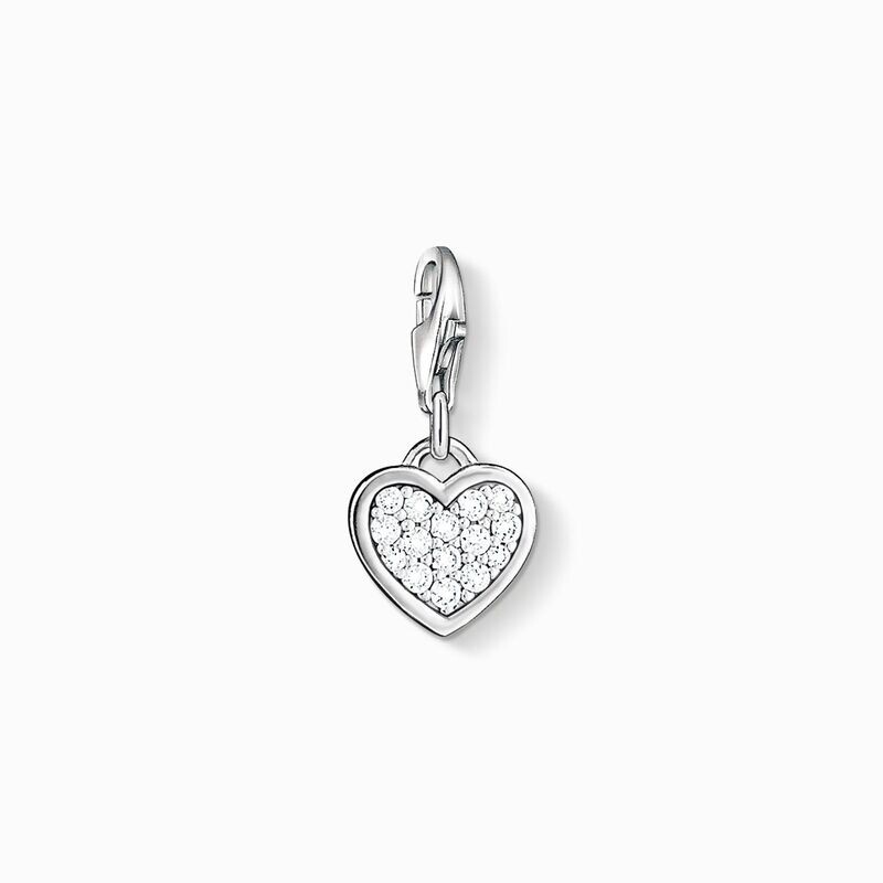 Thomas Sabo Charm-Anhänger Glitzerherz Thomas Sabo Charm-Anhänger Glitzerherz