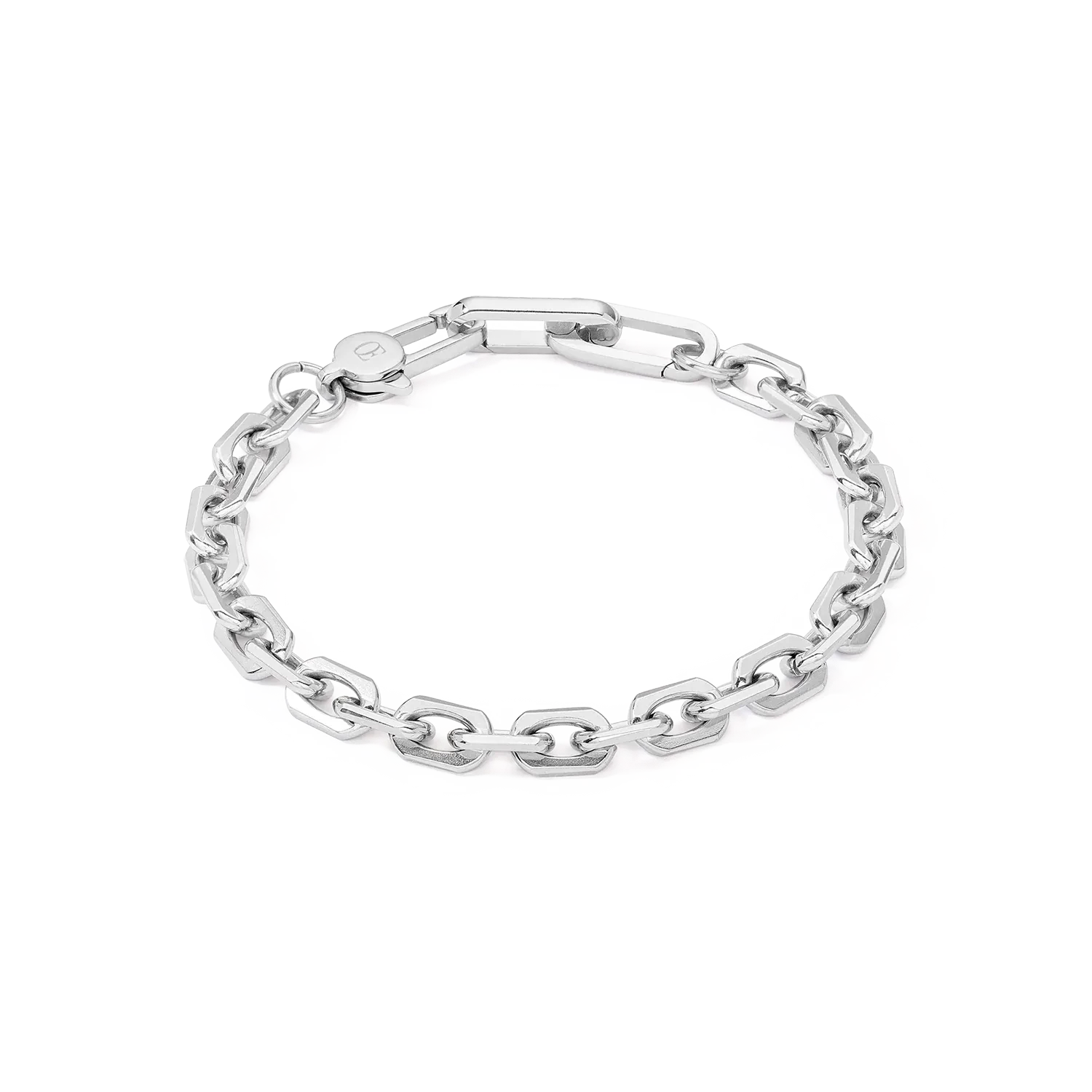 Coeur De Lion Unisex Armband Fusion link chain weiß