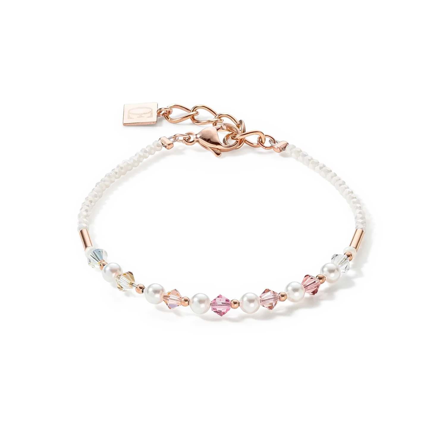 Coeur De Lion Princess Pearls Armband roségold hellrosa