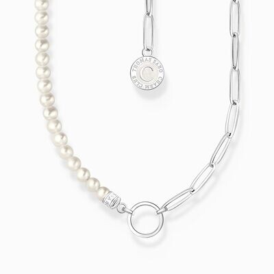 Thomas Sabo Member Charm-Kette mit Rosenquarz-Beads und Charmista Coin Silber Thomas Sabo Member Charm-Kette mit Rosenquarz-Beads und Charmista Coin Silber