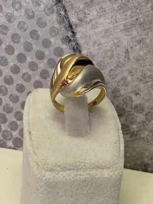 Ring Tricolor 585 Gold Ringweite 57