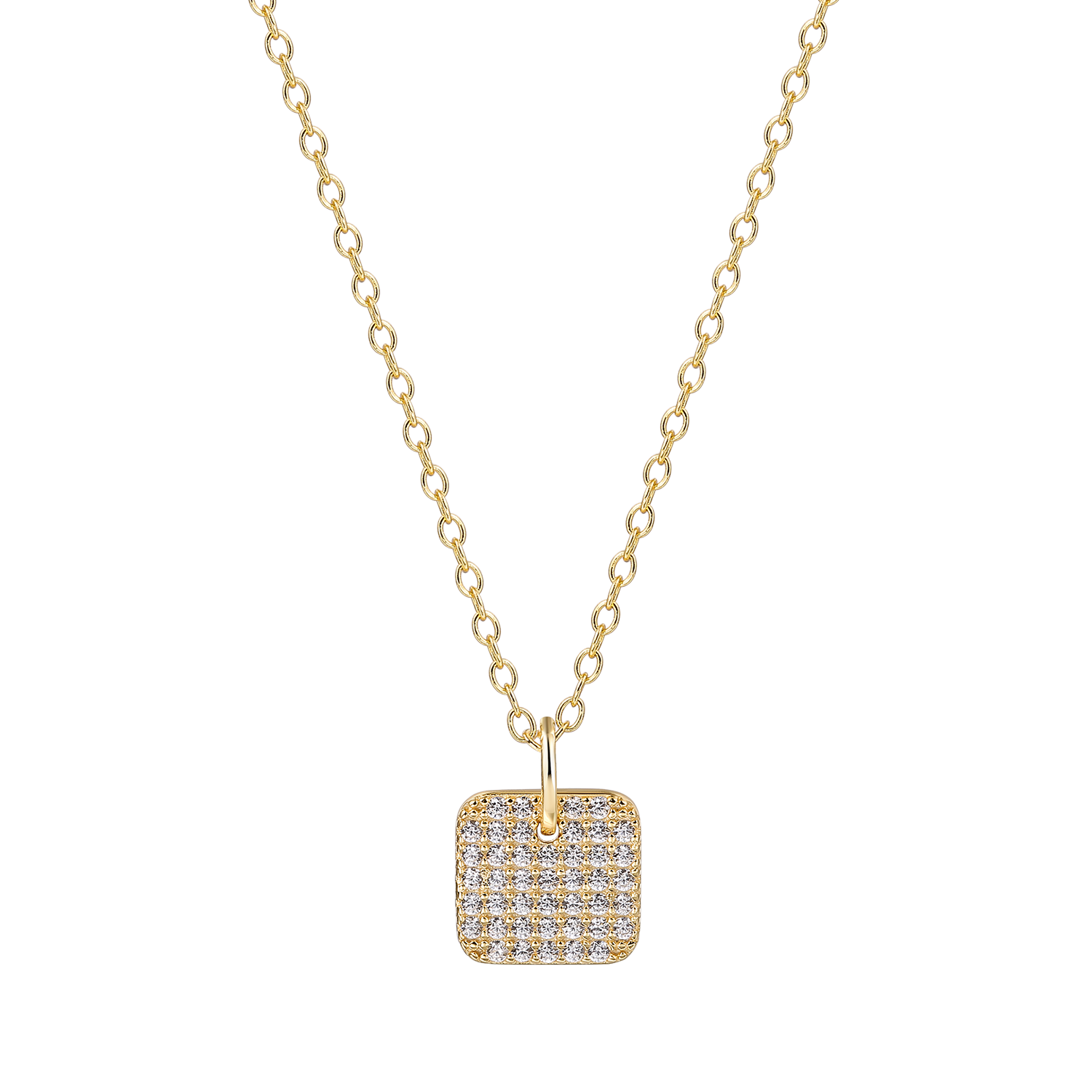 Xenox Halskette MIDNIGHT gold Zirkonia