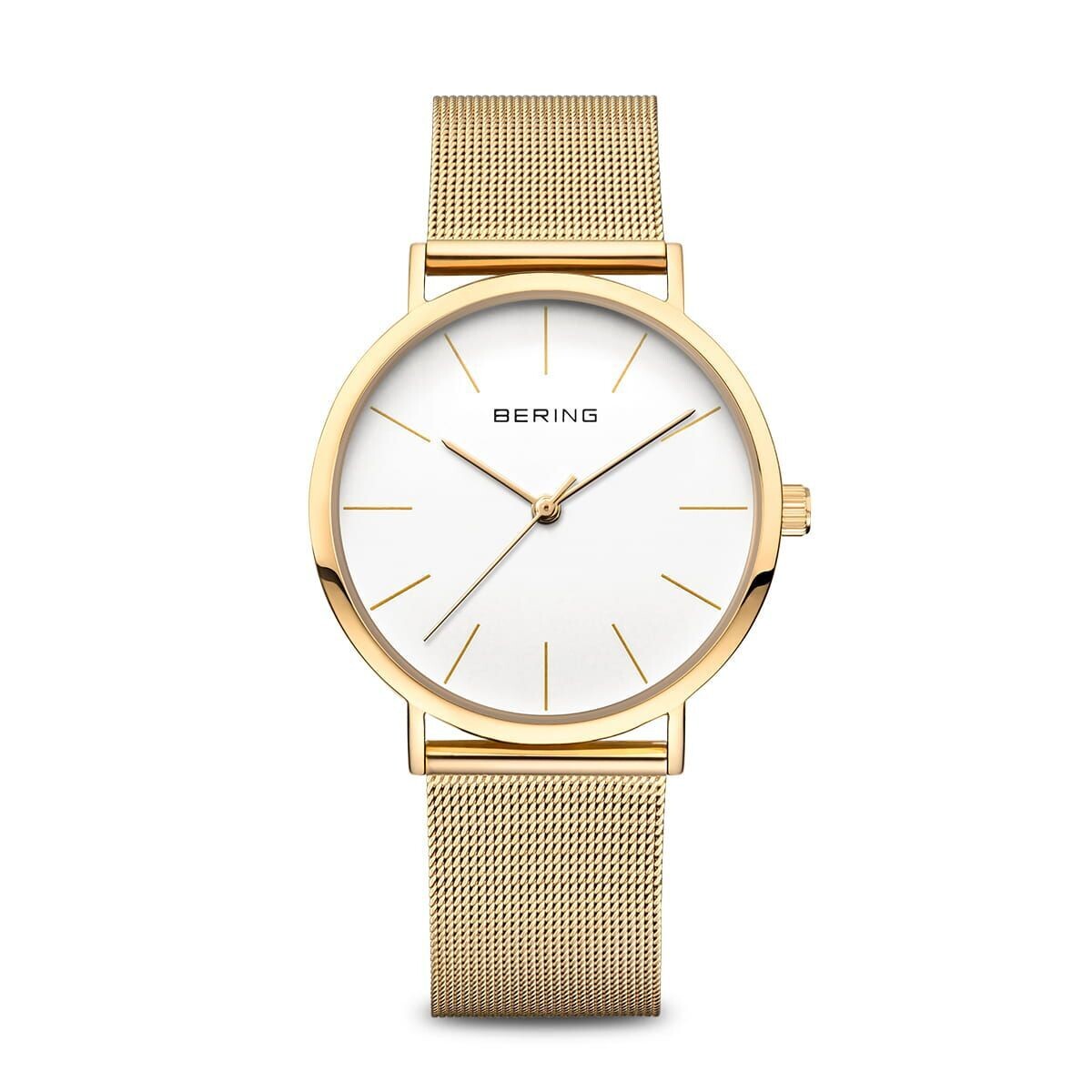 Bering Damenuhr Classic | gold glänzend | 13436-334