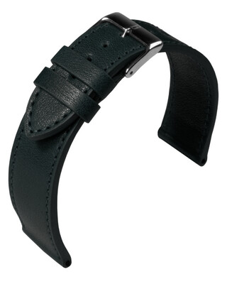 Uhrenband Lederband Echtleder Bauhaus für NOMOS 18 20 22 Schwarz Natur Braun Grün