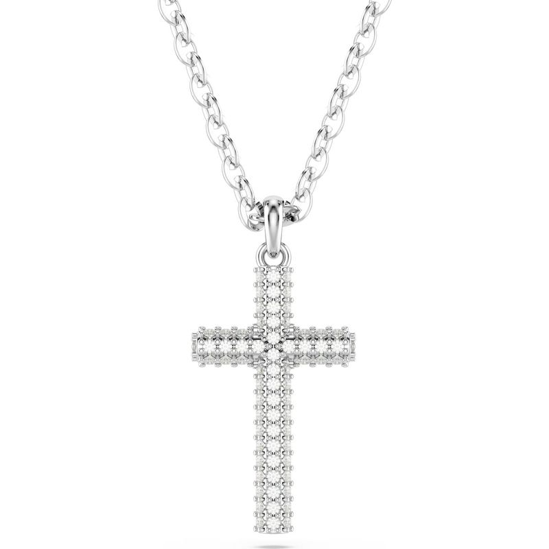 Swarovski Kreuzkette Kreuz Insigne Anhänger
Pavé, Kreuz, Weiß, Rhodiniert