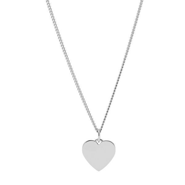 Fossil Kette Drew Heart Edelstahl