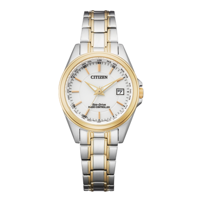 Citizen Damenuhr Funkuhr Solaruhr EC1186-85A Funksolar Bicolor Stahlband Faltschliesse Citizen Damenuhr Funkuhr Solaruhr EC1186-85A Funksolar Bicolor Stahlband Faltschliesse