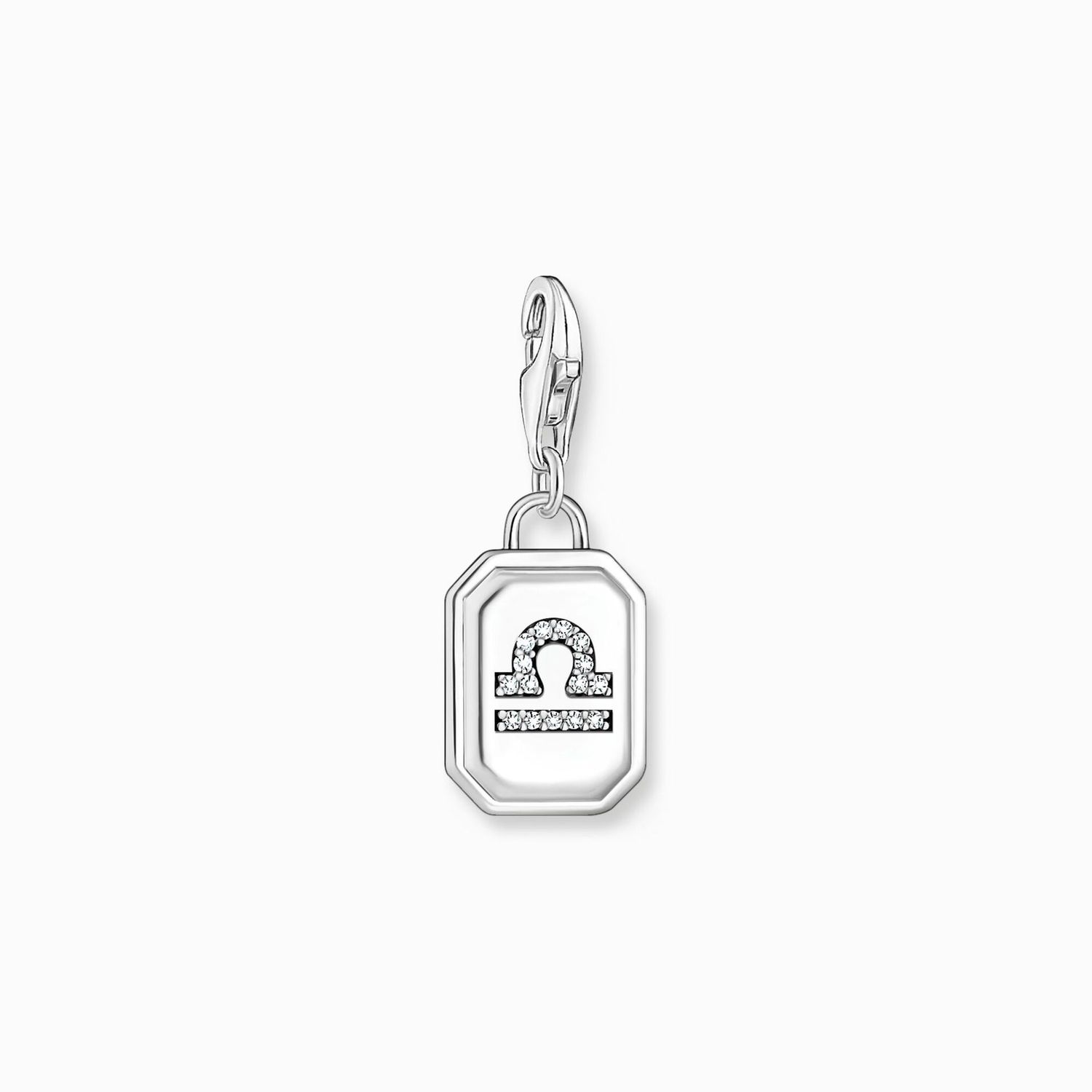 Thomas Sabo Charm-Anhänger Sternzeichen Waage mit Steinen Silber