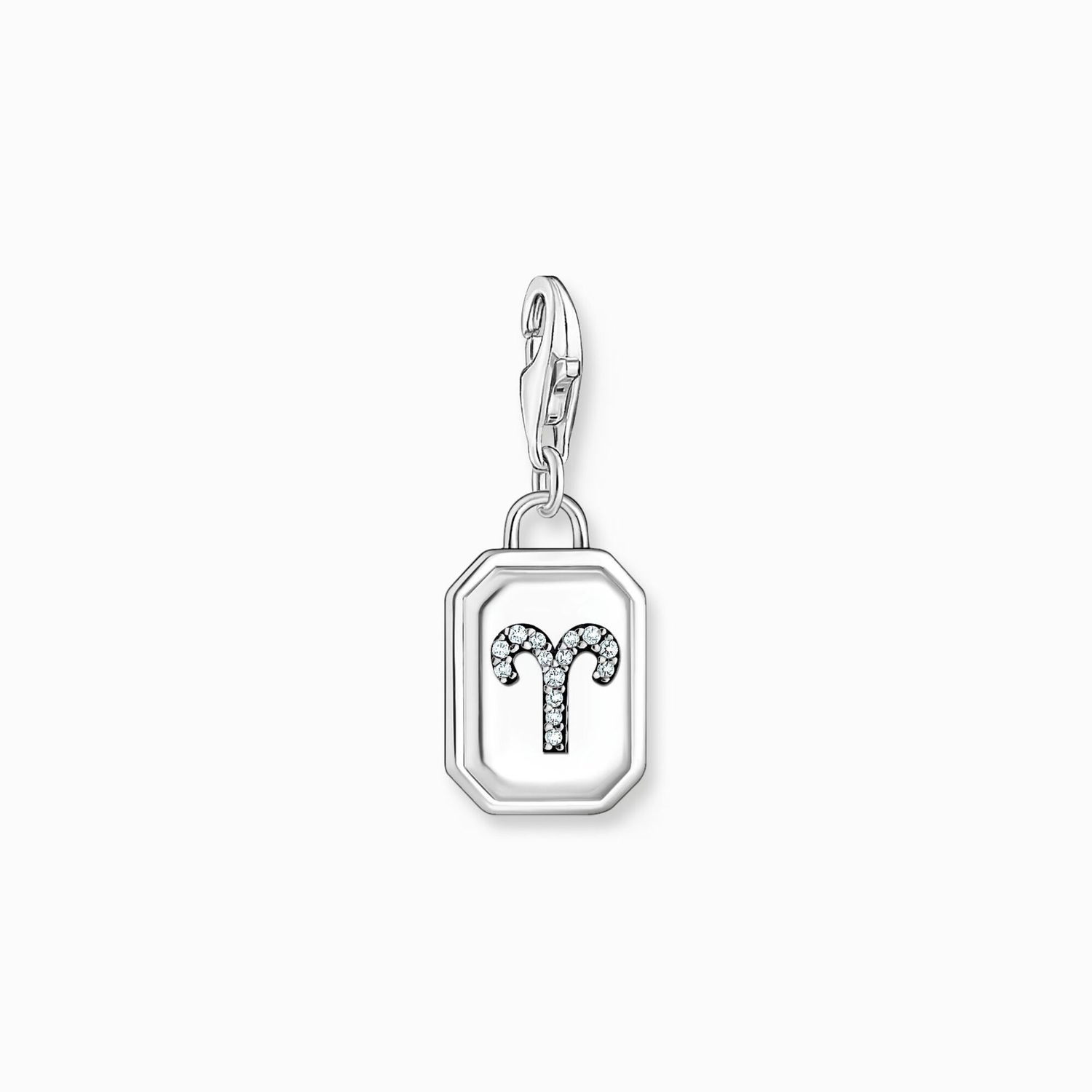 Thomas Sabo Charm-Anhänger Sternzeichen Widder mit Steinen Silber