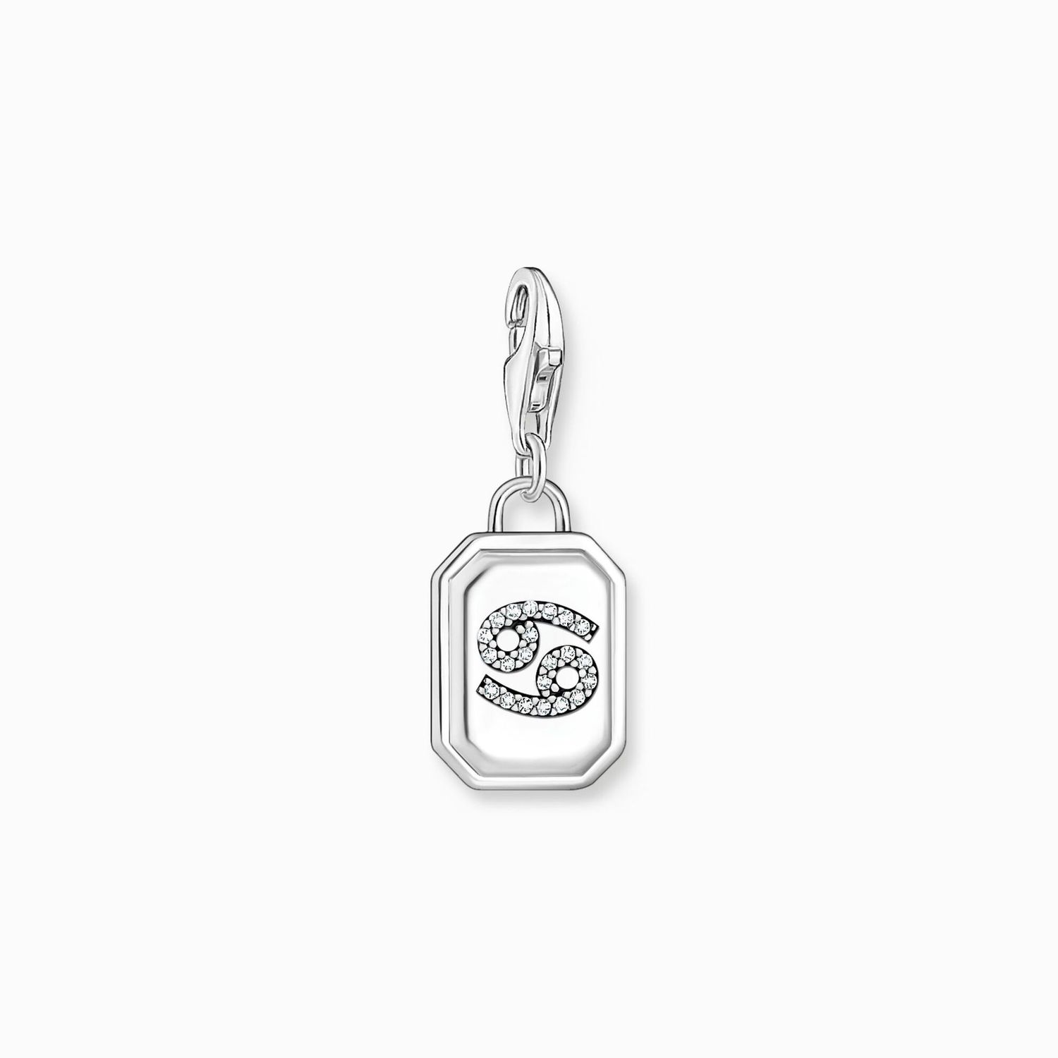 Thomas Sabo Charm-Anhänger Sternzeichen Krebs mit Steinen Silber