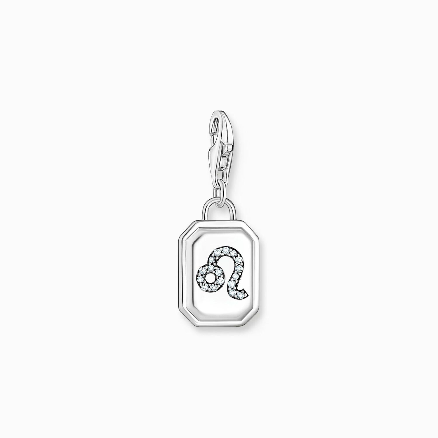 Thomas Sabo Charm-Anhänger Sternzeichen Löwe mit Steinen Silber