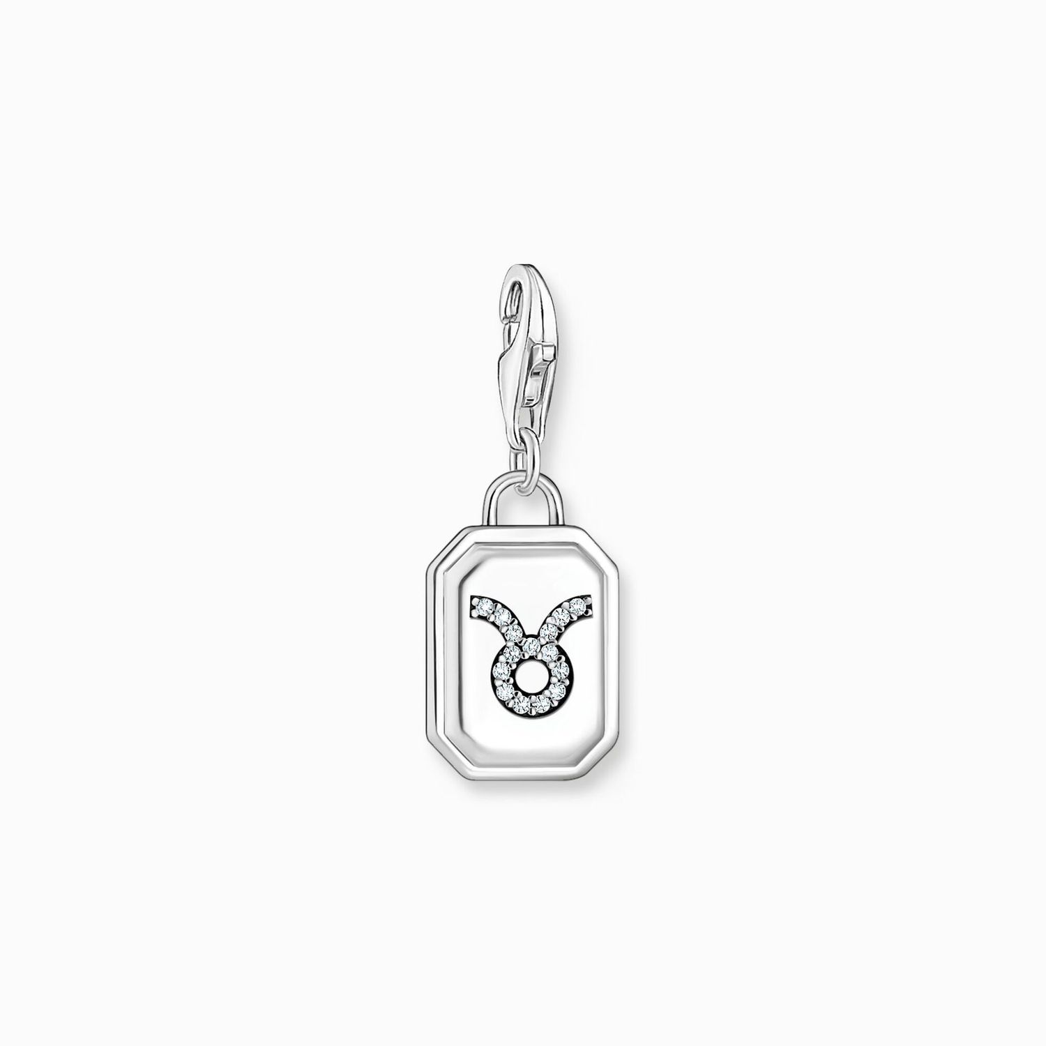Thomas Sabo Charm-Anhänger Sternzeichen Stier mit Steinen Silber