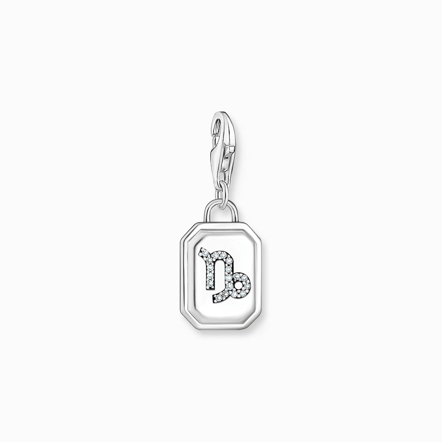 Thomas Sabo Charm-Anhänger Sternzeichen Steinbock mit Steinen Silber