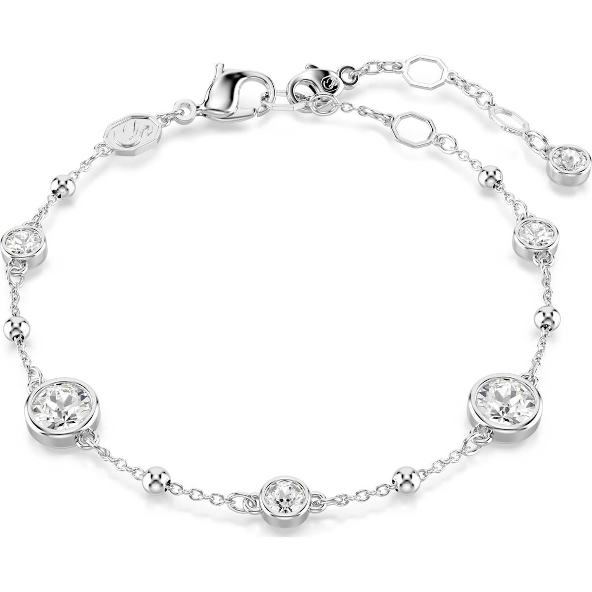 Swarovski Imber Armband
Rundschliff, Weiß, Rhodiniert