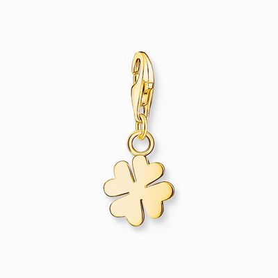 Thomas Sabo Charm-Anhänger Kleeblatt vergoldet Thomas Sabo Charm-Anhänger Kleeblatt vergoldet