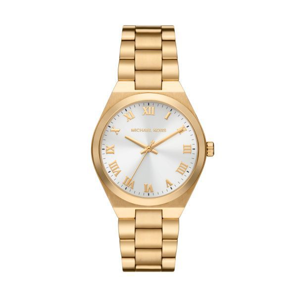 Michael Kors Damen Armbanduhr Lennox im Goldton Michael Kors Damen Armbanduhr Lennox im Goldton