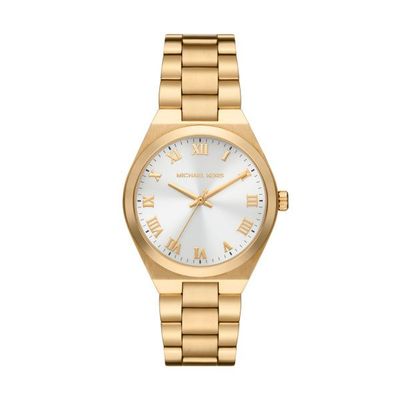 Michael Kors Damen Armbanduhr Lennox im Goldton