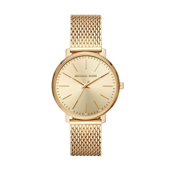 Michael Kors Damen Armbanduhr Pyper im Goldton