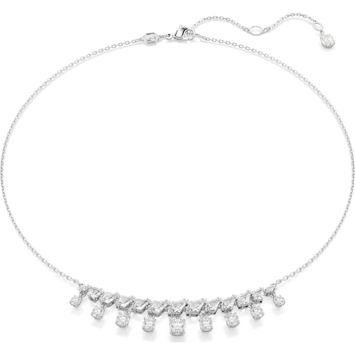 Swarovski Idyllia Halskette
Verschiedene Schliffe, Schneeflocke, Weiß, Rhodiniert