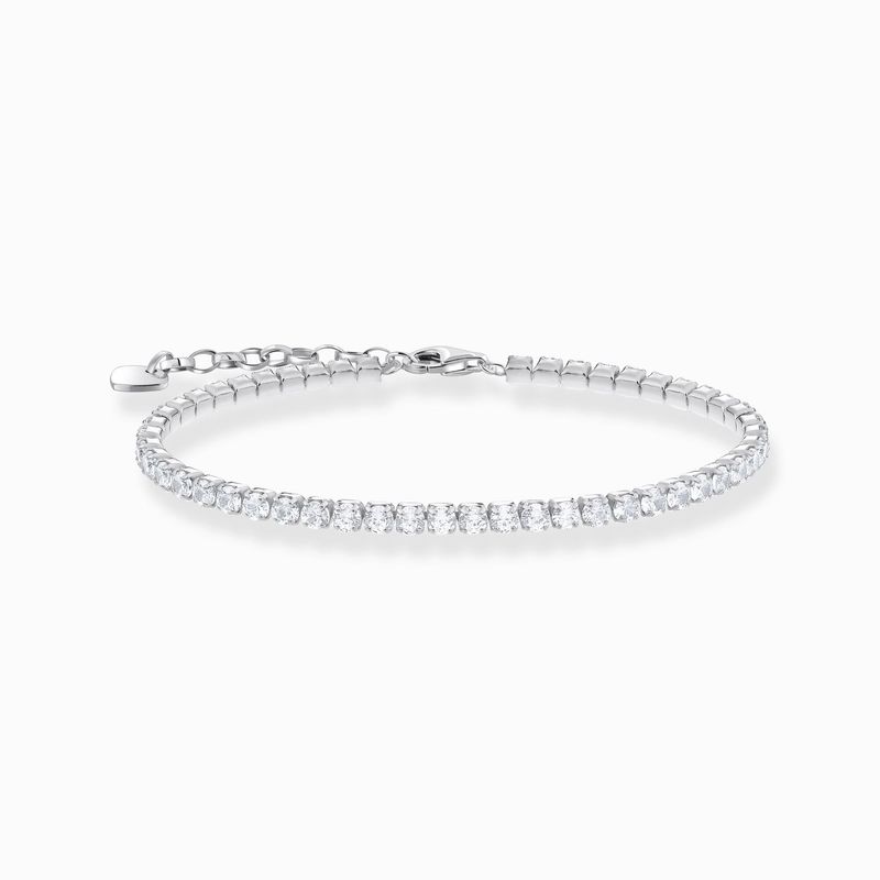 Thomas Sabo Tennisarmband mit weißen Steinen Silber Thomas Sabo Tennisarmband mit weißen Steinen Silber