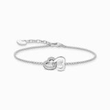 Thomas Sabo Armband mit verschlungenen Herzen Silber